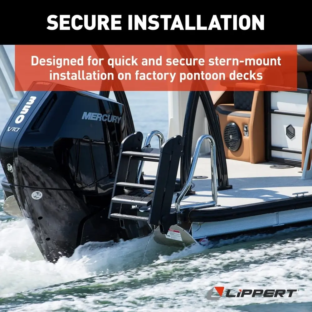 SureStep™ Pontoon Boat Ladder | Canada Pontoon - Specialist in the